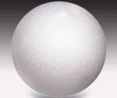 Polystyrenová guľa, priemer 7,5 cm